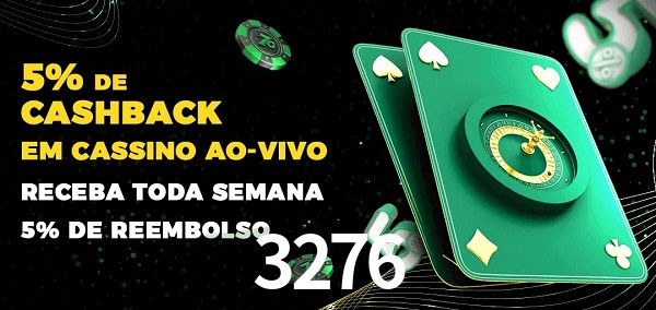 Promoções do cassino ao Vivo 3276